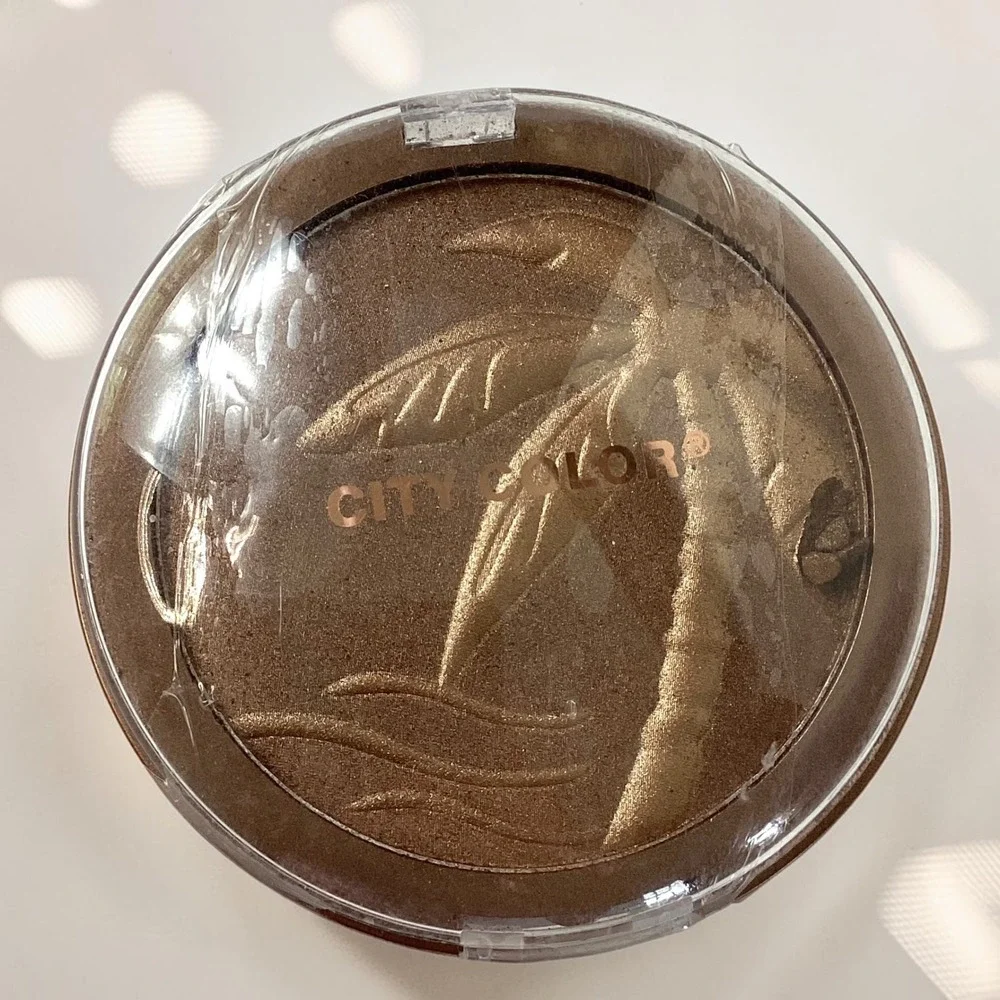 City‎ Color Bronzer Sunset Shimmer Pressed Powder Palm Tree 0.52 oz NEW